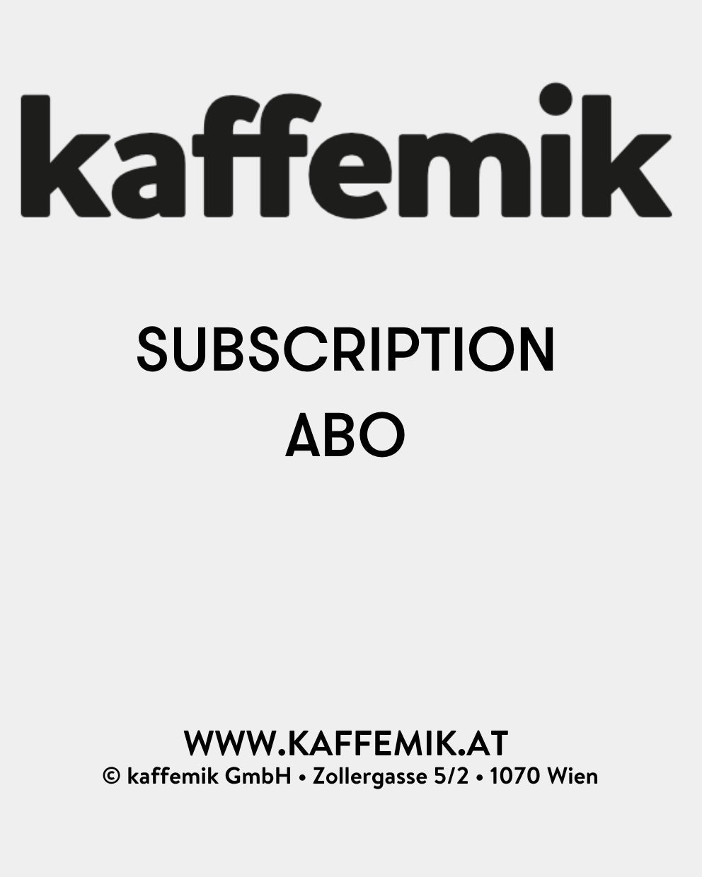 kaffemik coffee subscription | abo - kaffemikKAFFEMIKKaffeebohnen