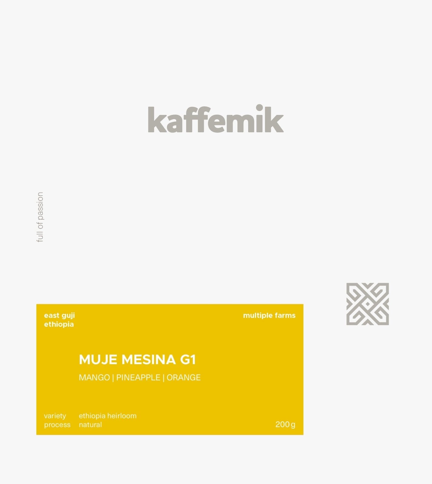 MUJE MESINA G1 | ETHIOPIA | natural - kaffemikKAFFEMIK (AT)Coffee