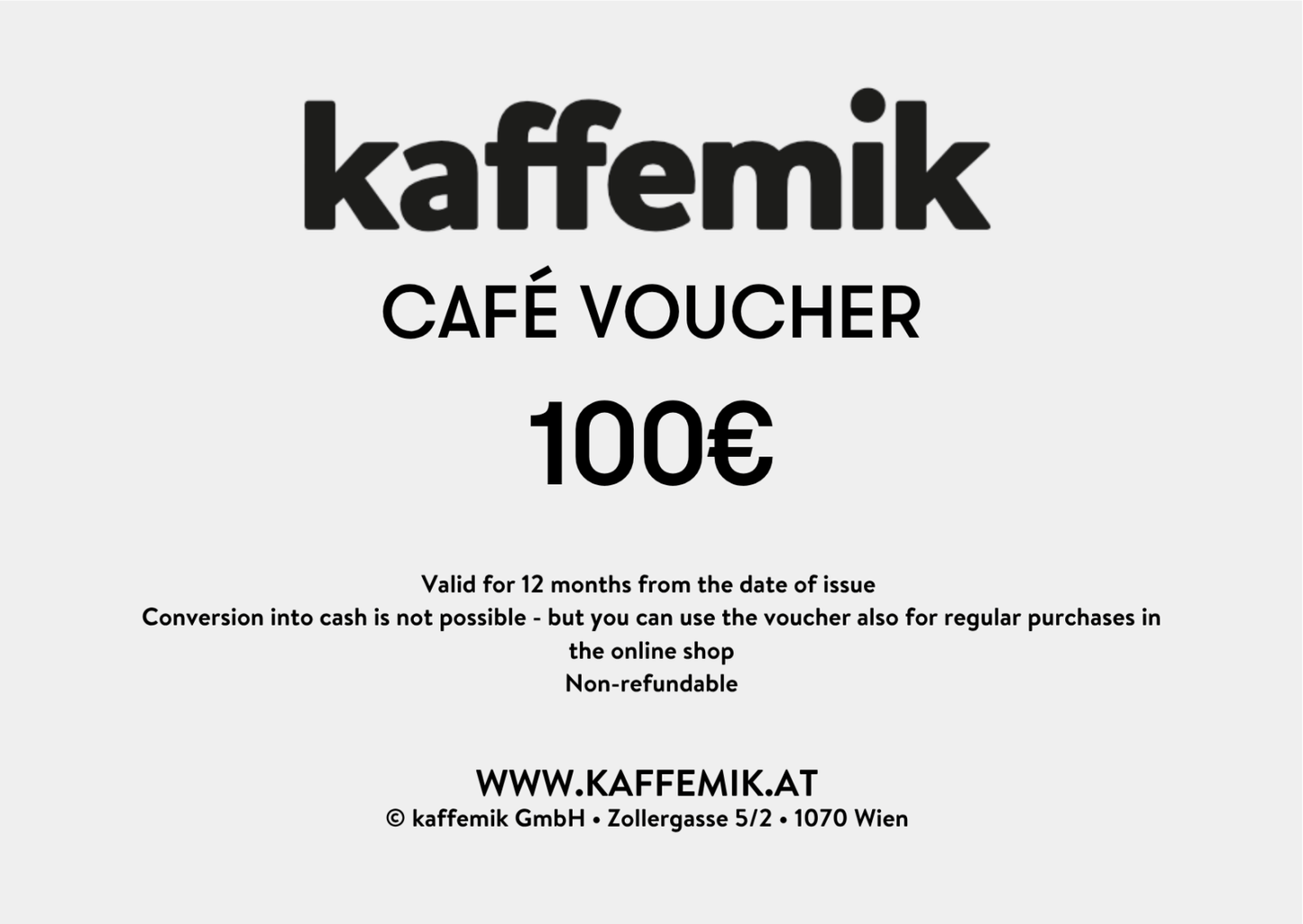 Wertgutscheine für das Café kaffemik - kaffemikKAFFEMIK (AT)Geschenksideen