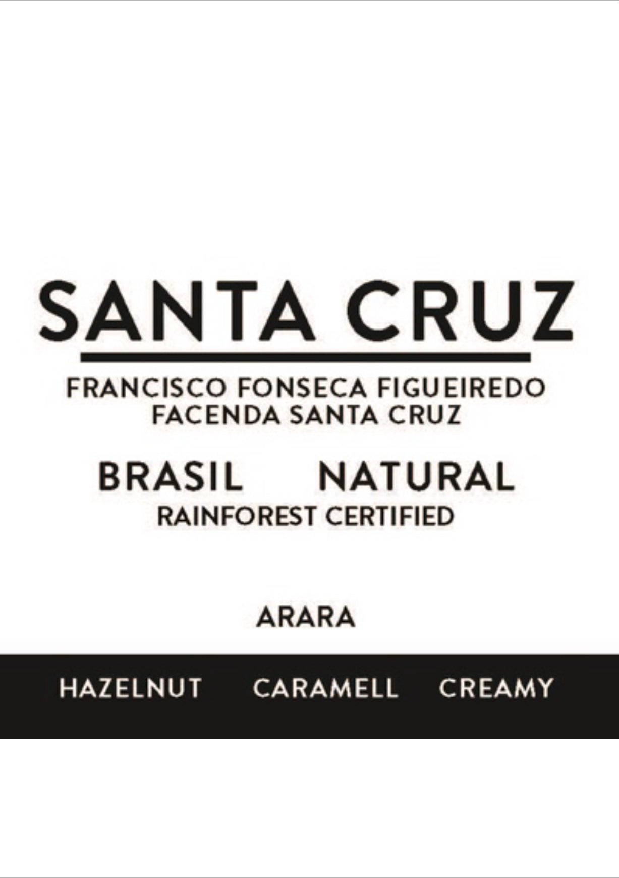 Santa Cruz | Brazil | Pulped Natural [Rainforest Certified]