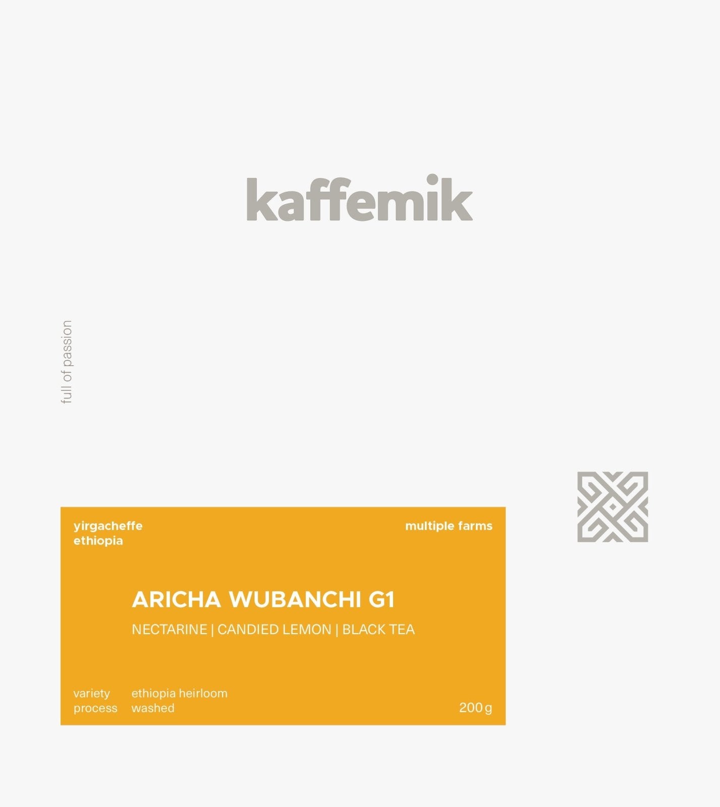 ARICHA WUBANCHI G1 | ETHIOPIA | washed - kaffemikKAFFEMIK (AT)Coffee