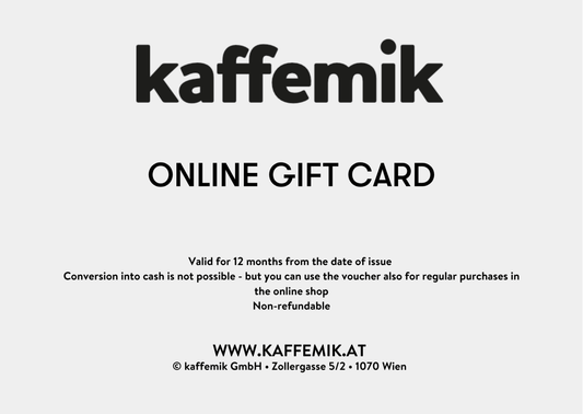 kaffemik GUTSCHEINE - ONLINE - kaffemikKAFFEMIK (AT)Vify Gift Card