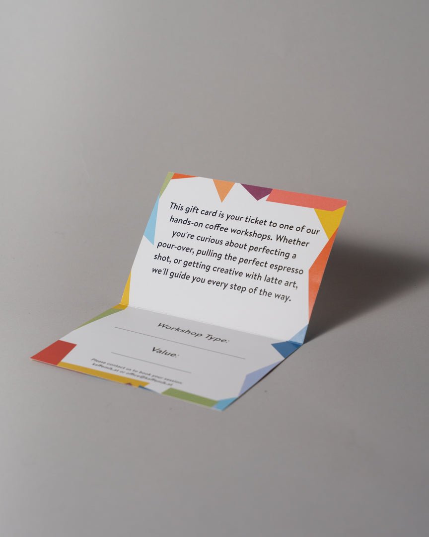 kaffemik WORKSHOP GUTSCHEINE - kaffemikKAFFEMIK (AT)Vify Gift Card