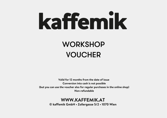 kaffemik WORKSHOP GUTSCHEINE - kaffemikKAFFEMIK (AT)Vify Gift Card