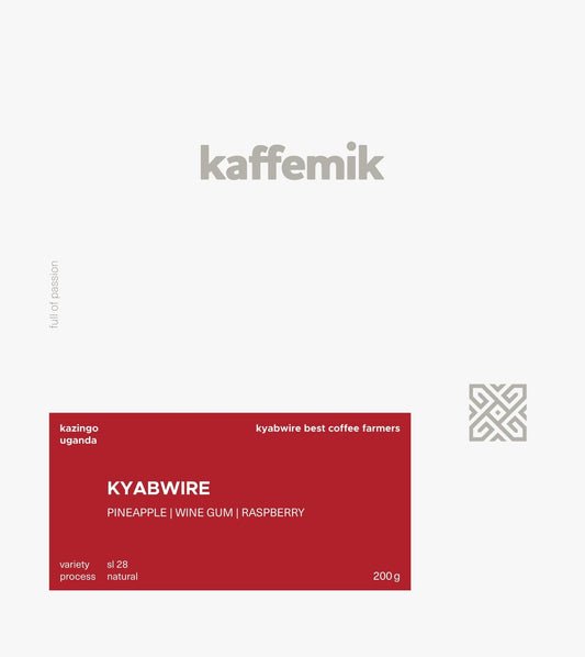 KYABWIRE | Uganda | Natural - kaffemikPINEAPPLE | WINEGUM | RASPBERRYKaffeebohnen
