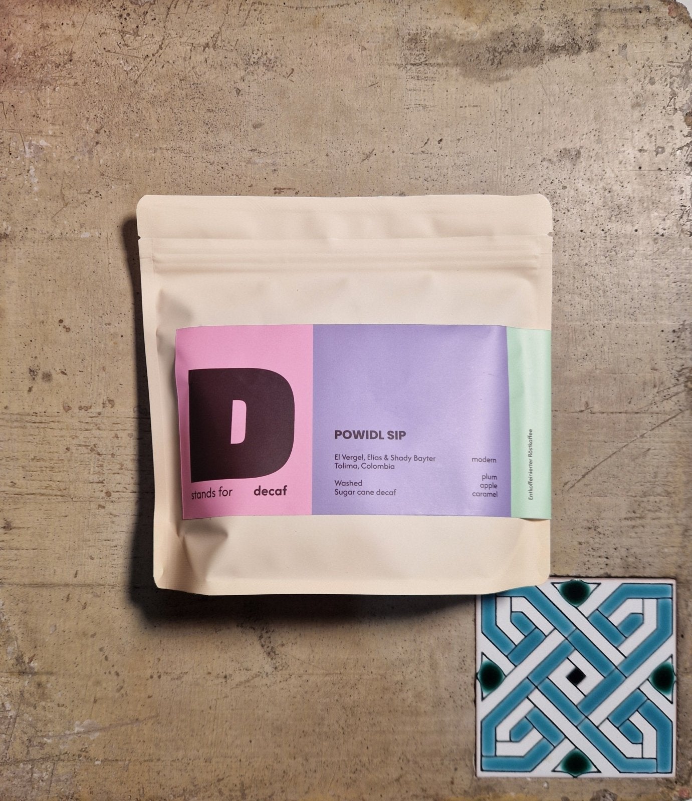 POWIDL SIP | KOLUMBIEN | washed (decaf) - kaffemikD stands for Decaf (AT)Coffee