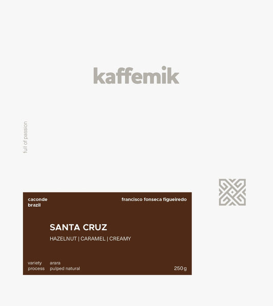SANTA CRUZ | Brasilien | Pulped Natural [Rainforest Certified] - kaffemikKAFFEMIK COFFEE ROASTERS (AT)Kaffeebohnen