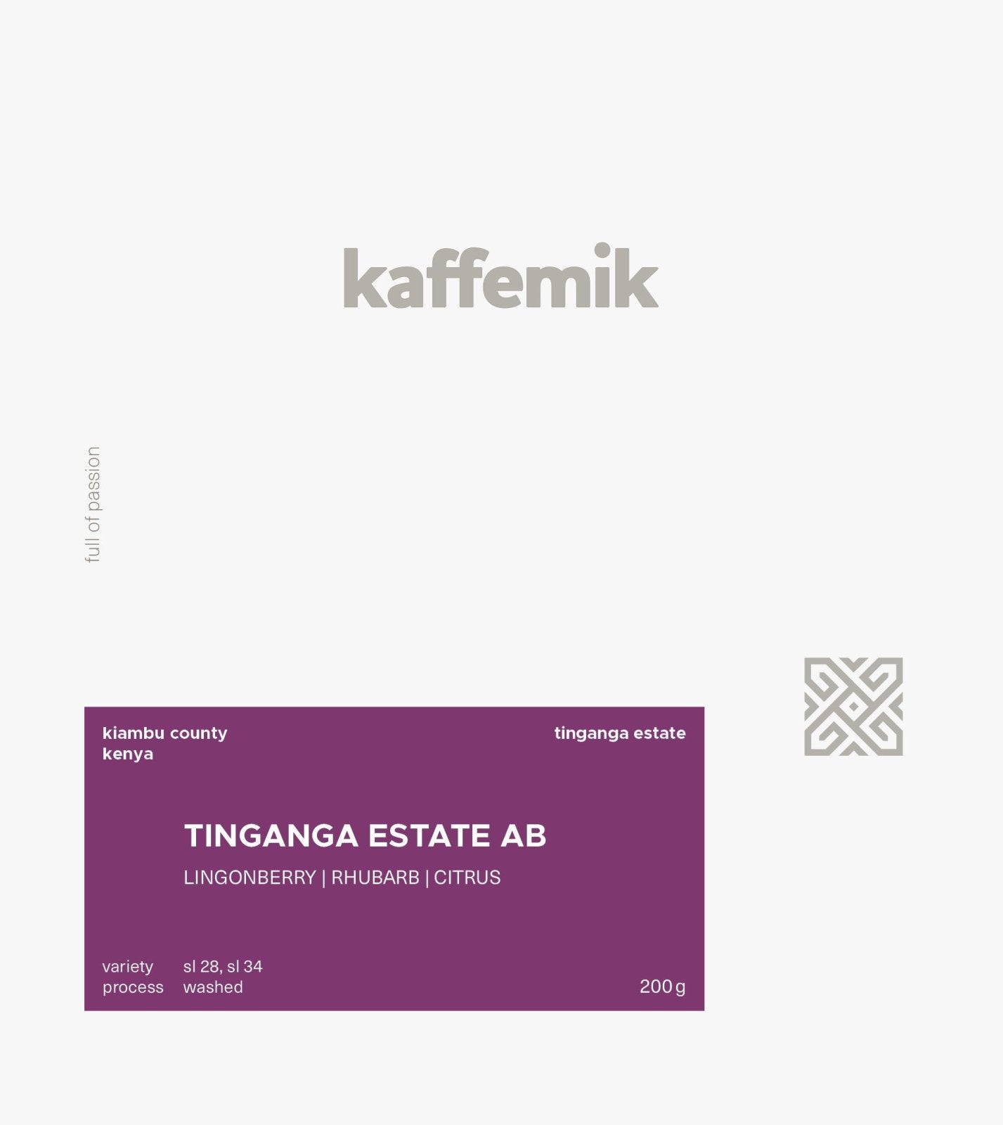 Photo of TINGANGA ESTATE AB | Kenya | Washed