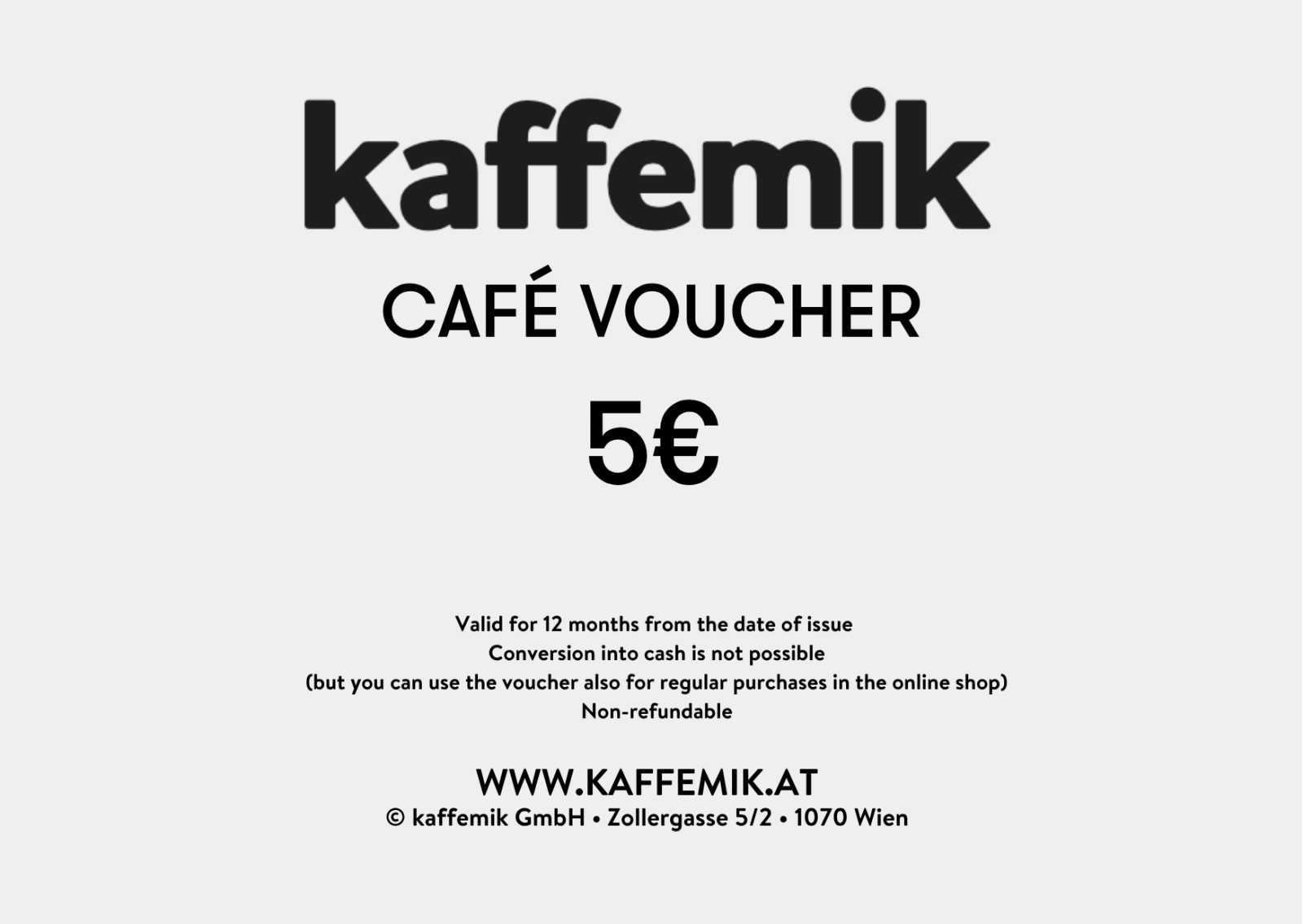 Wertgutscheine für das Café kaffemik - kaffemikKAFFEMIK (AT)Geschenksideen